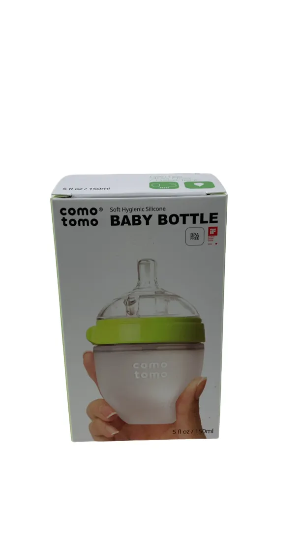 Comotomo Bottle, Green, Pack of 1, 5 ounce
