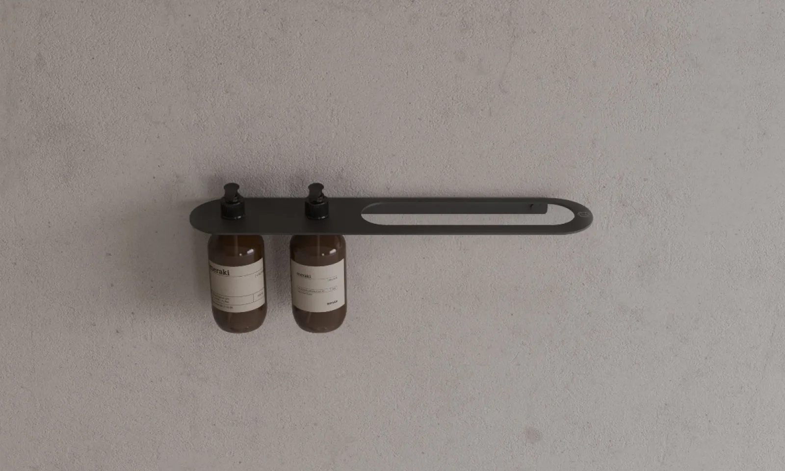 Copenhagen Bath Cb100 Soap And Towel Holder, Matte Black