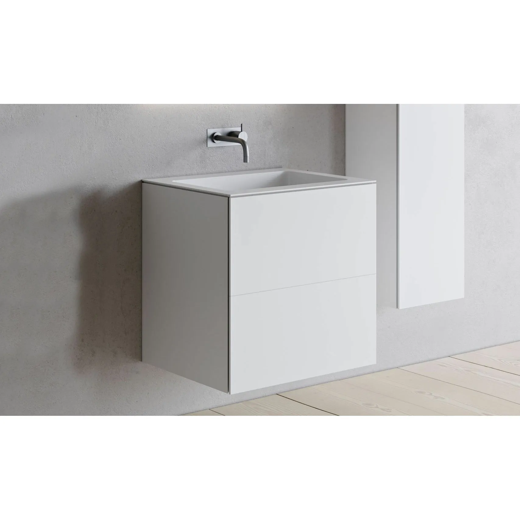 Copenhagen Bath Sq2 Center Wash Basin, L60 Cm