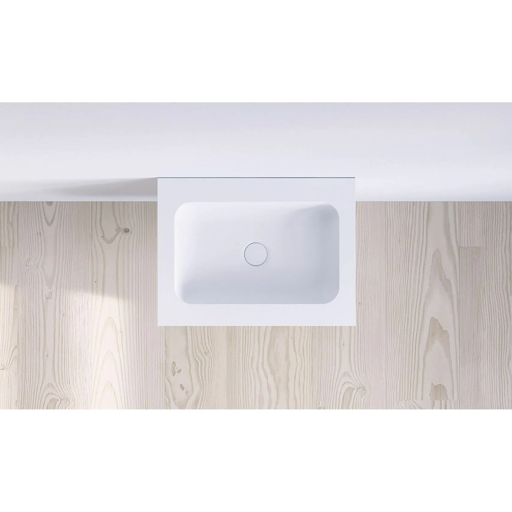 Copenhagen Bath Sq2 Center Wash Basin, L60 Cm