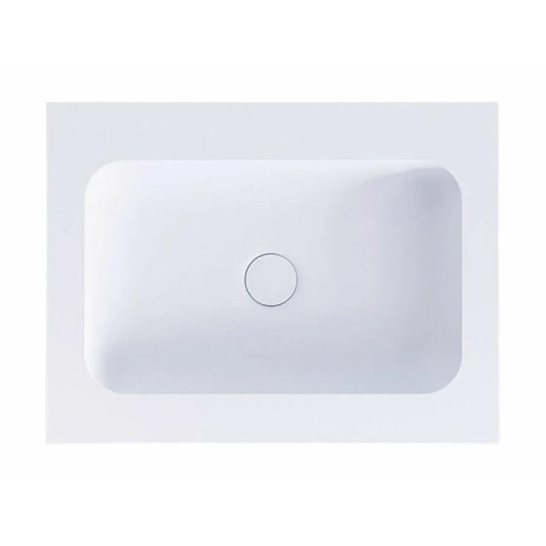 Copenhagen Bath Sq2 Center Wash Basin, L60 Cm