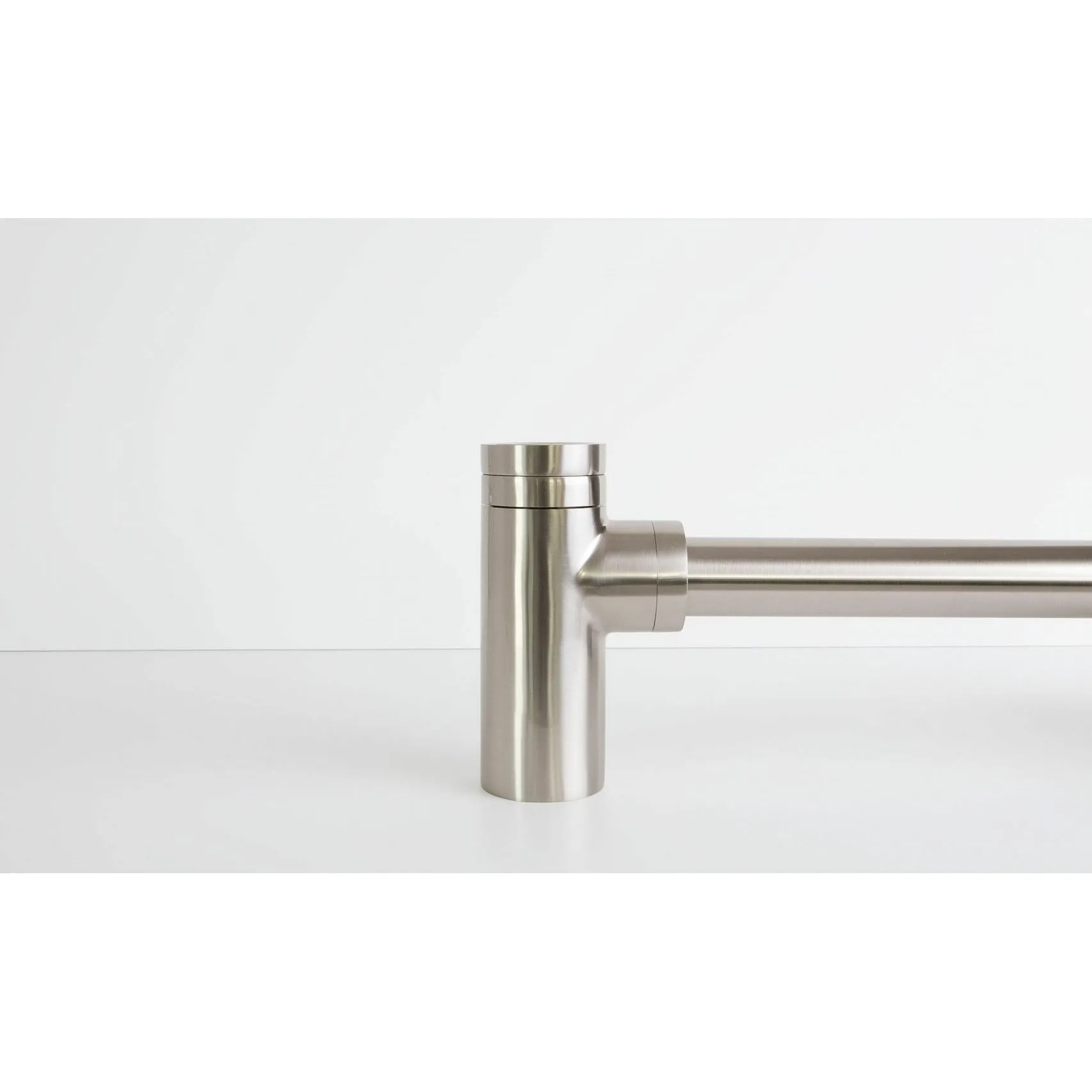 Copenhagen Bath Water Trap Square, Brushed Steel