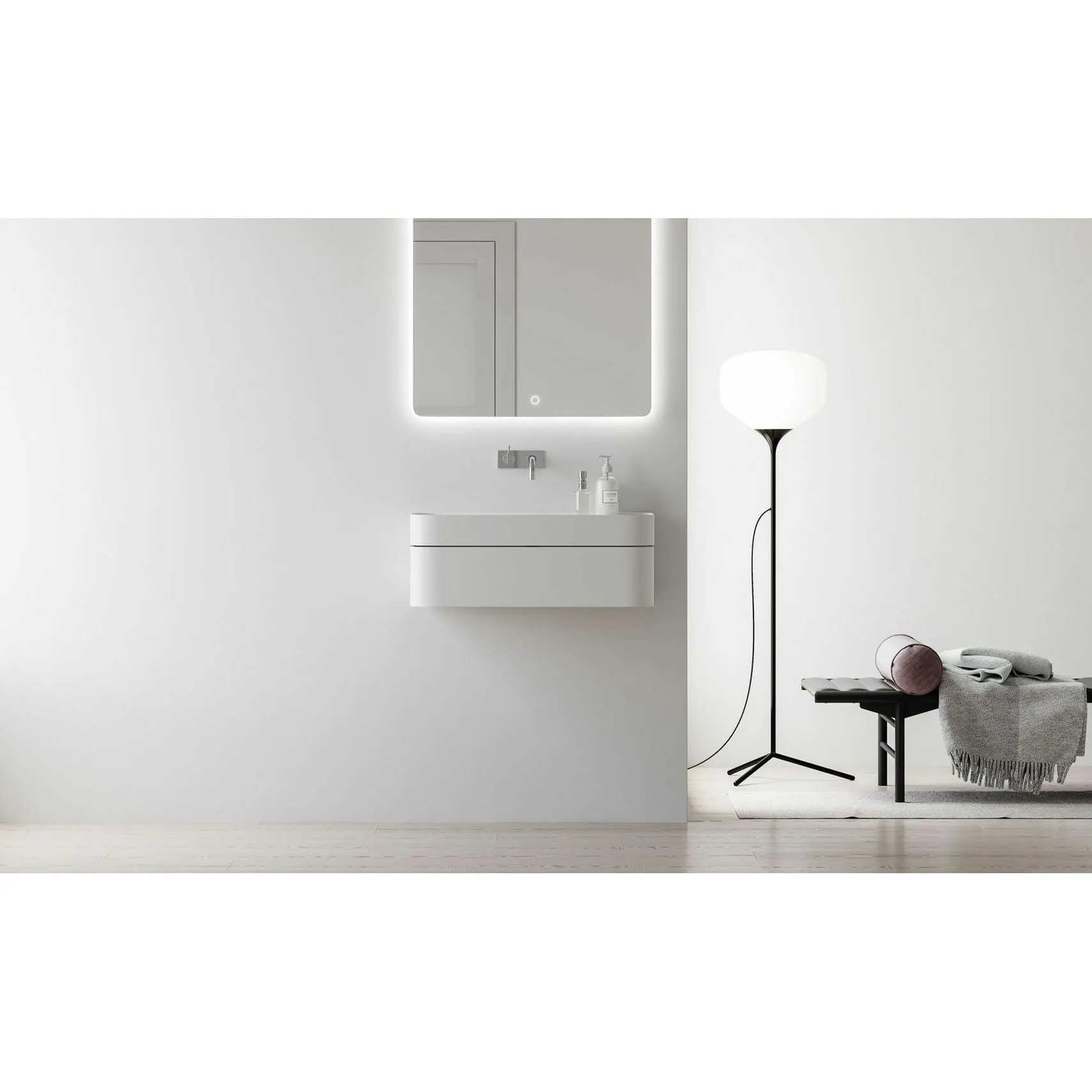 Copenhagen Bath Yuno Ca Wash Basin, L80 Cm