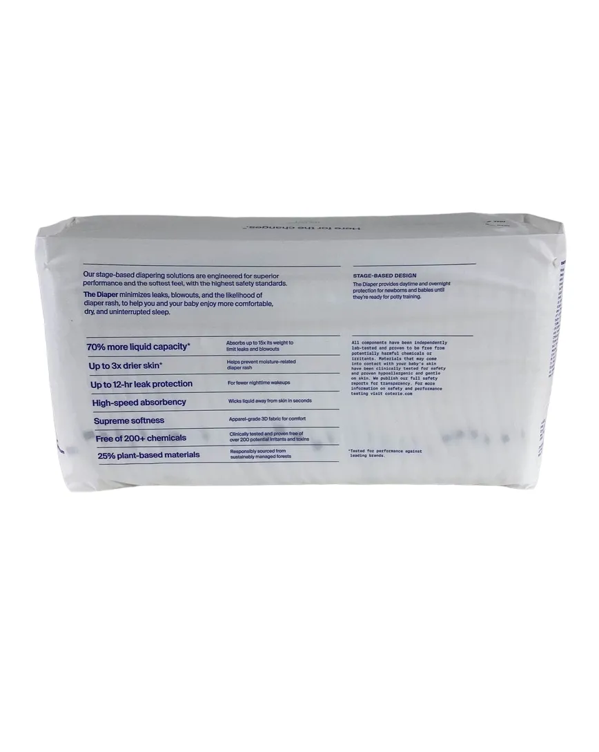 Coterie Size 1 Diapers, 33 Count