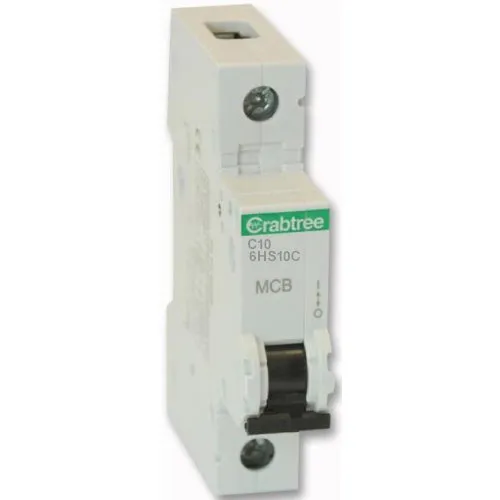 Crabtree 6HS10C 10A SP Type C MCB