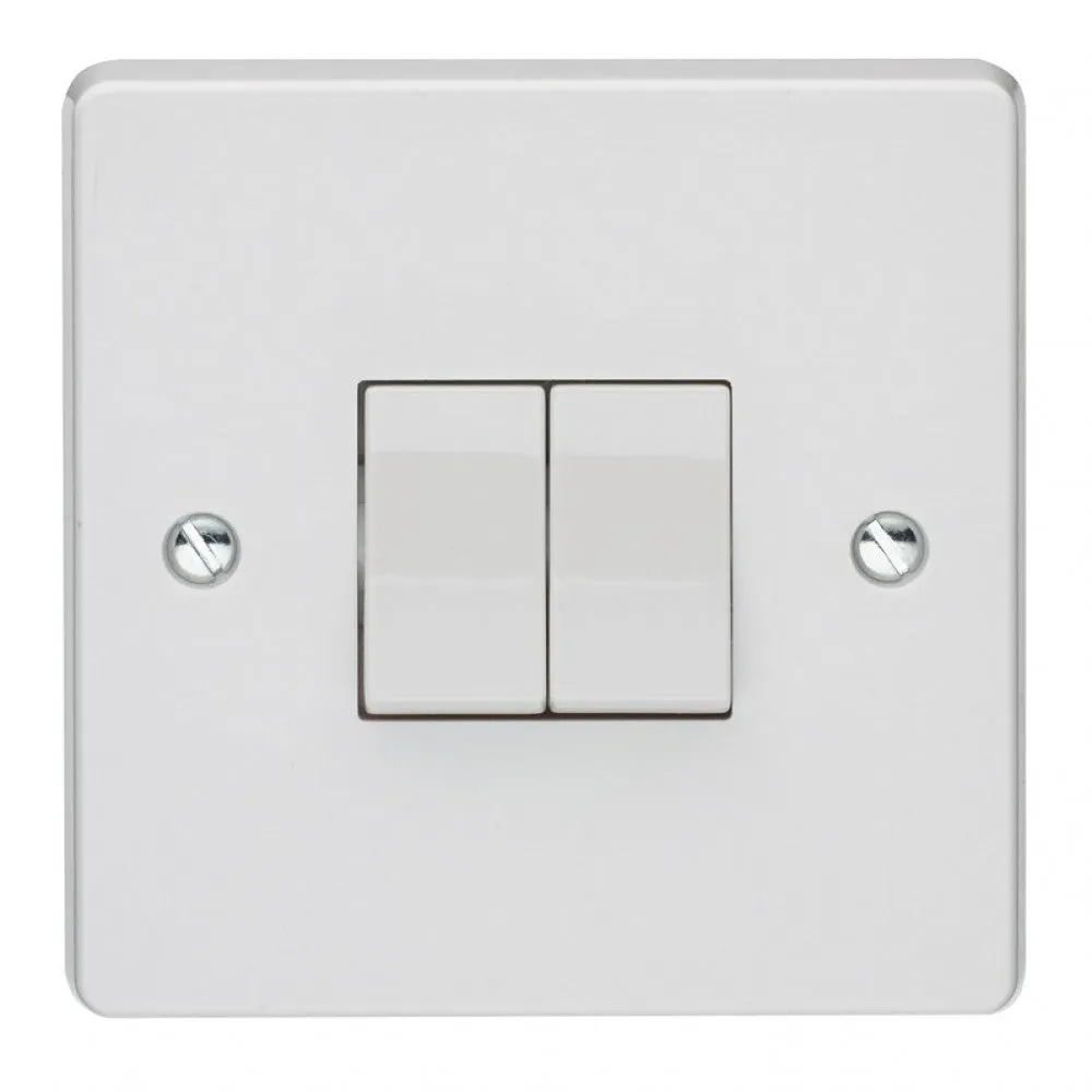 Crabtree Capital 4172 10Ax 2 Gang 2 Way Switch