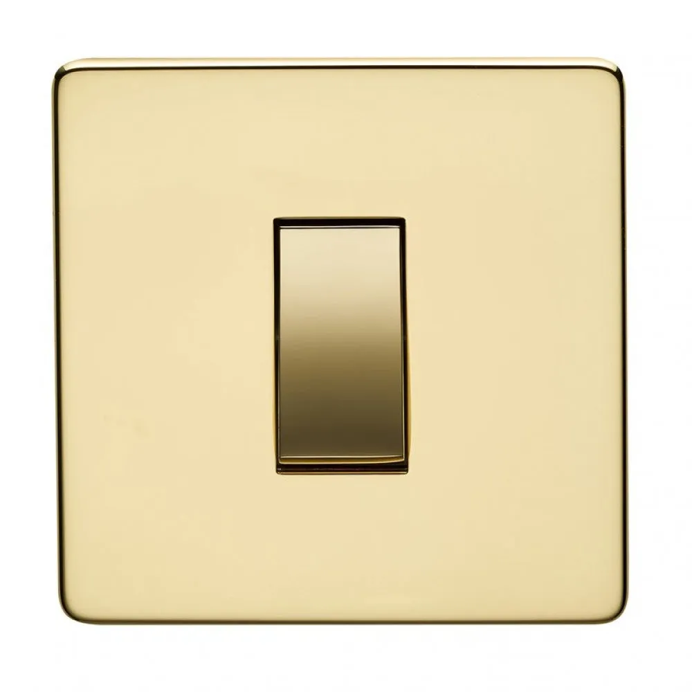 Crabtree Platinum 7015-PB 45A DP Switch Brass