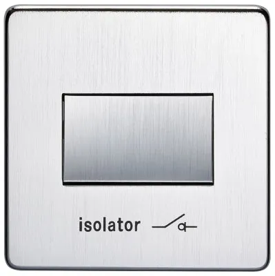 Crabtree Platinum 7017-SC Fan isolator Switch Satin Chrome