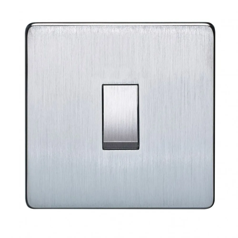 Crabtree Platinum 7170-SC 1 Gang Switch Satin Chrome