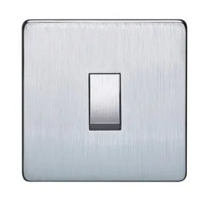 Crabtree Platinum 7175-SC 1 Gang Intermediate Switch Satin Chrome