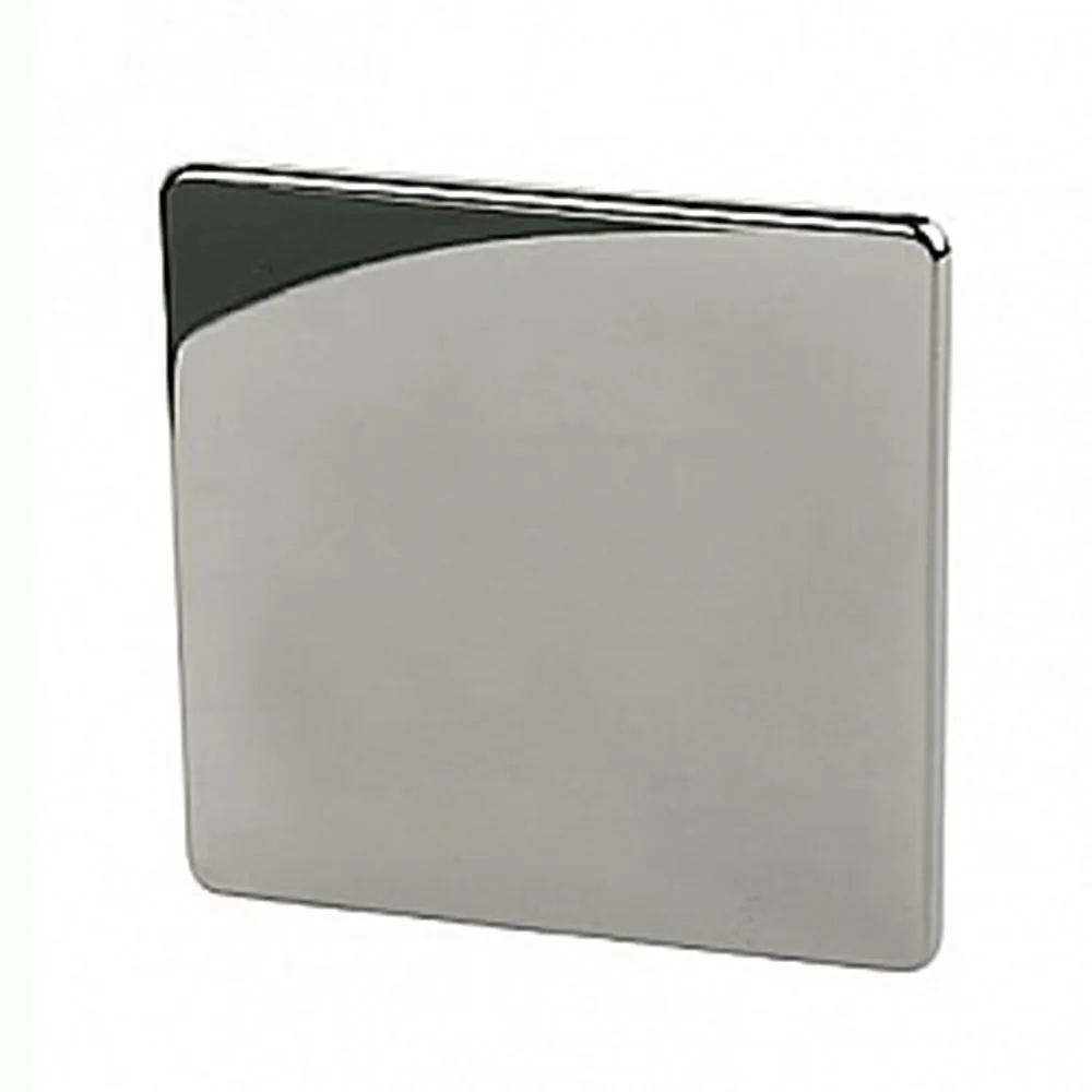 Crabtree Platinum 7775-BKN 1 Gang Blank Plate Black Nickel