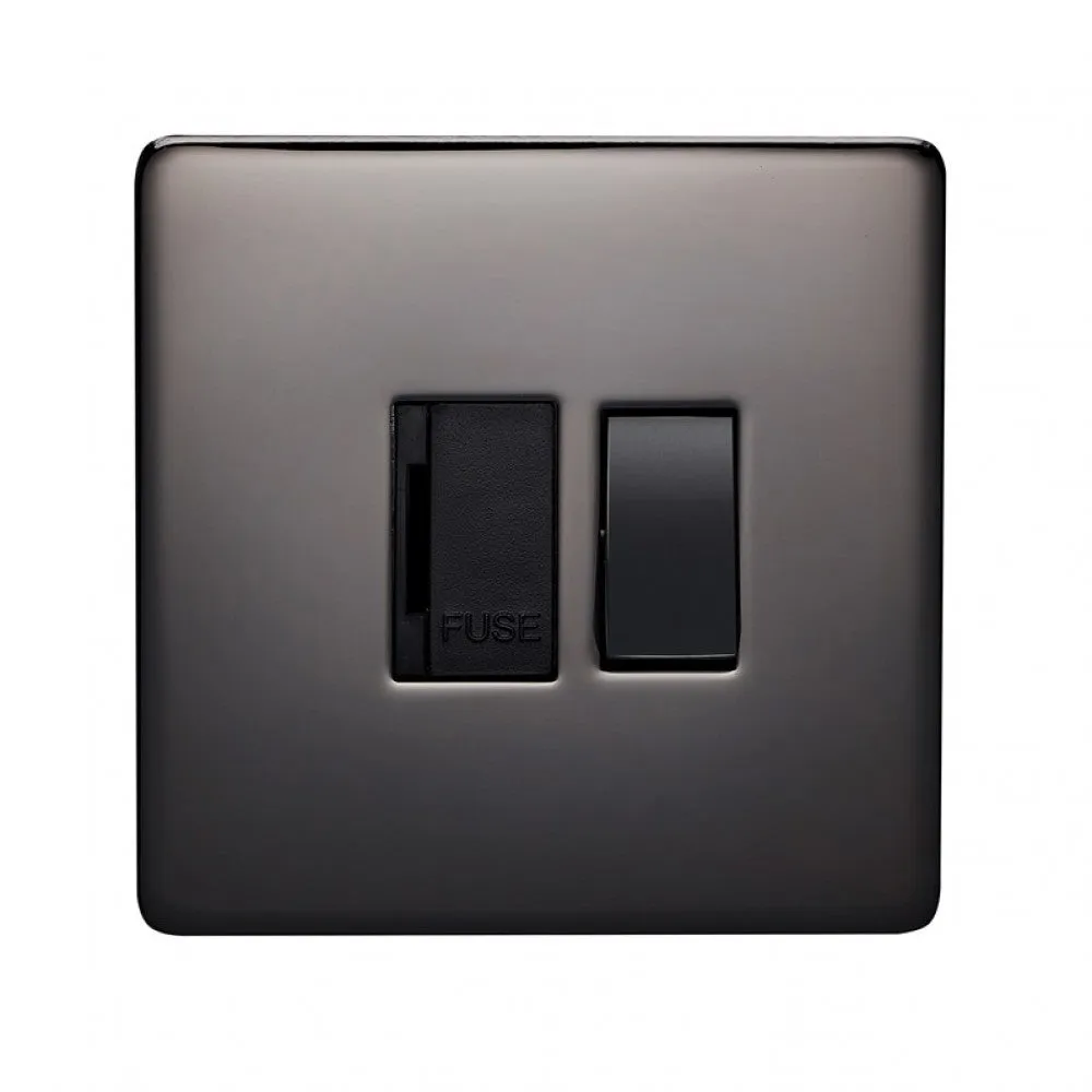 Crabtree Platinum 7832-BKN Switched Spur Black Nickel