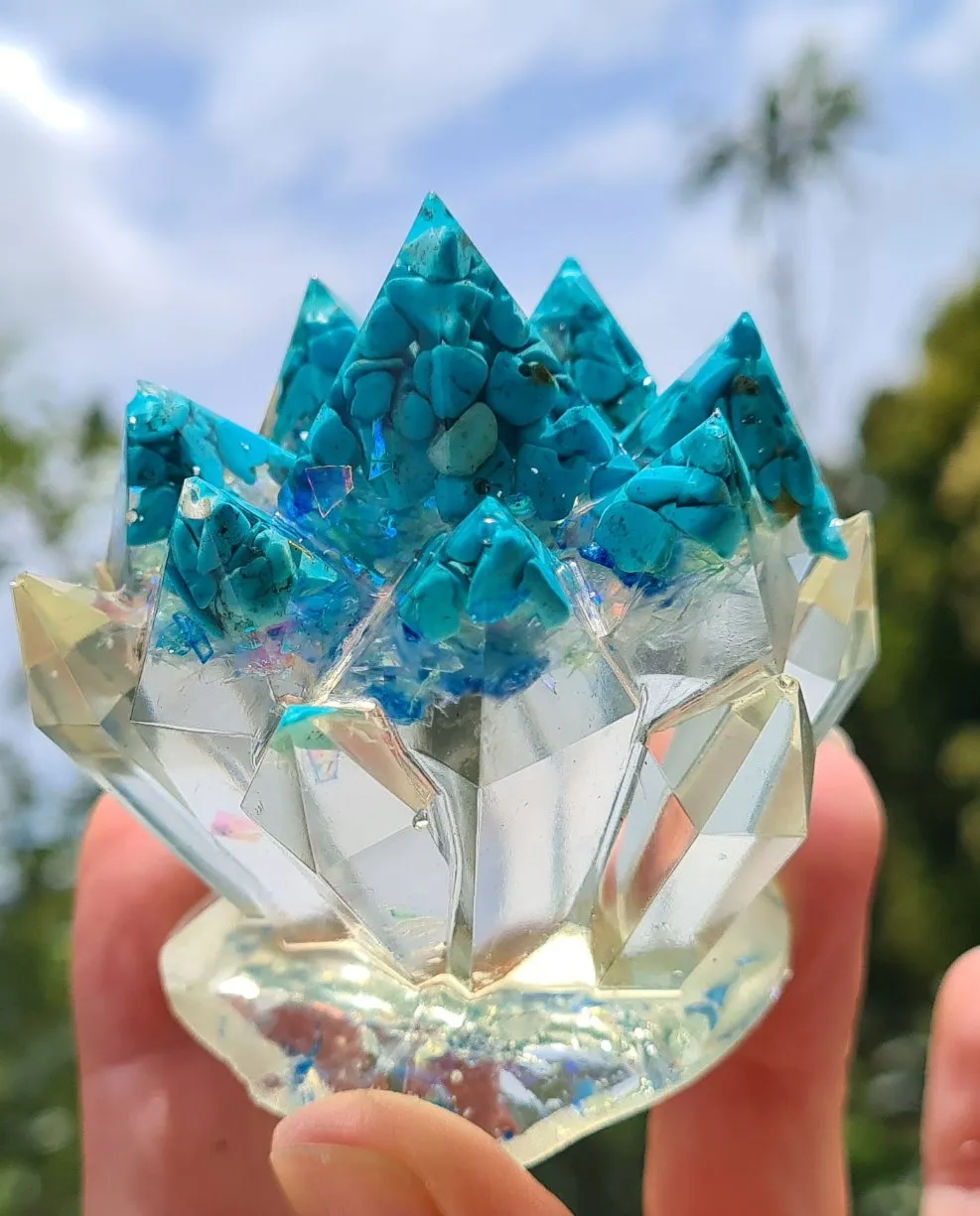CRYSTAL CLUSTER FIGURINES MADE BY ME