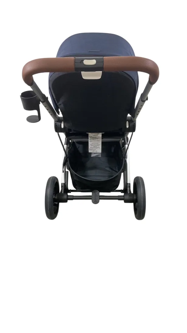 Cybex Balios S Lux Stroller, 2021, Ocean Blue, Silver Frame