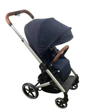 Cybex Balios S Lux Stroller, 2021, Ocean Blue, Silver Frame