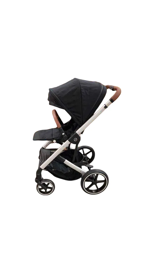 Cybex Balios S Lux Stroller, 2022, Moon Black, Silver