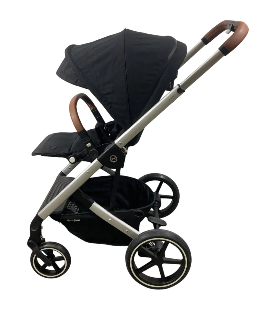 Cybex Balios S Lux Stroller, 2022, Silver, Moon Black