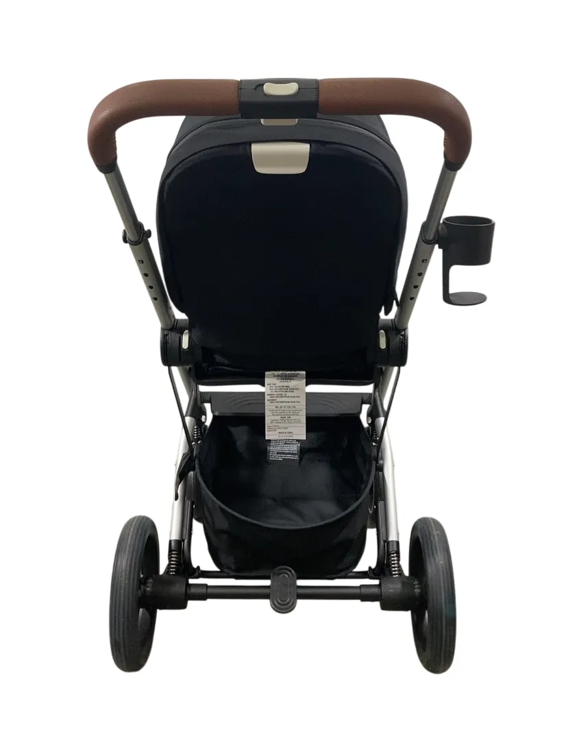 Cybex Balios S Lux Stroller, 2022, Silver, Moon Black