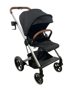 Cybex Balios S Lux Stroller, 2022, Silver, Moon Black