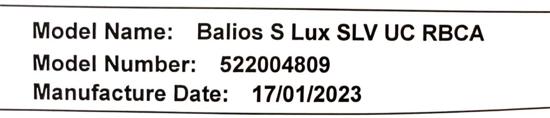 Cybex Balios S Lux Stroller, 2023, Ocean Blue, Silver