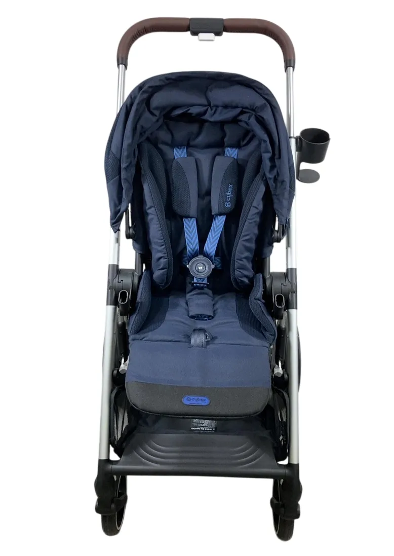 Cybex Balios S Lux Stroller, 2023, Ocean Blue, Silver