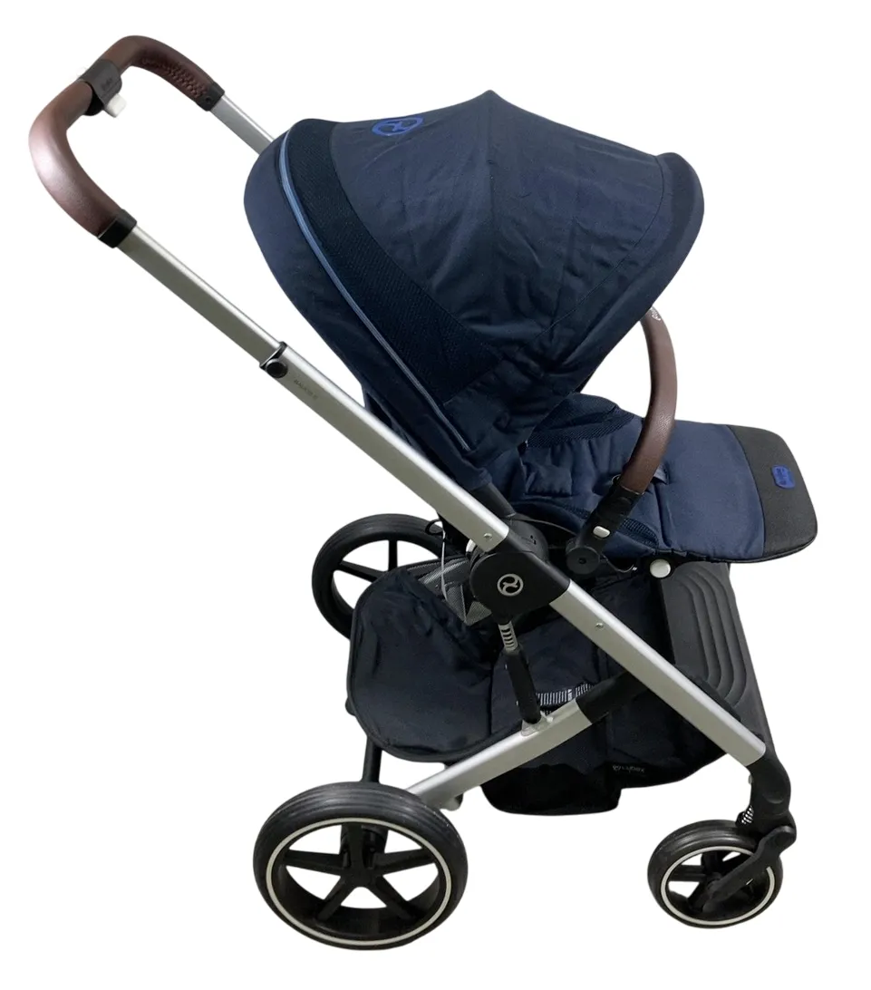 Cybex Balios S Lux Stroller, 2023, Ocean Blue, Silver