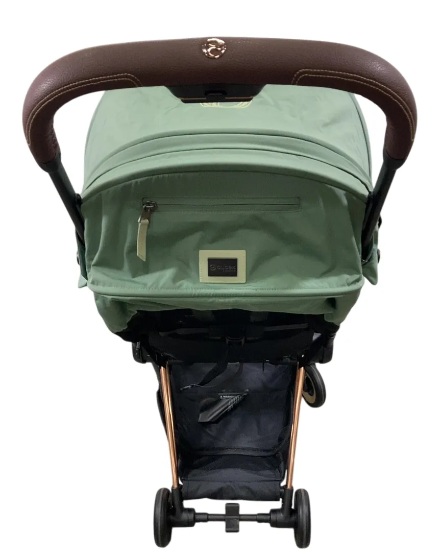 Cybex Coya Stroller, 2023, Leaf Green, Rose Gold