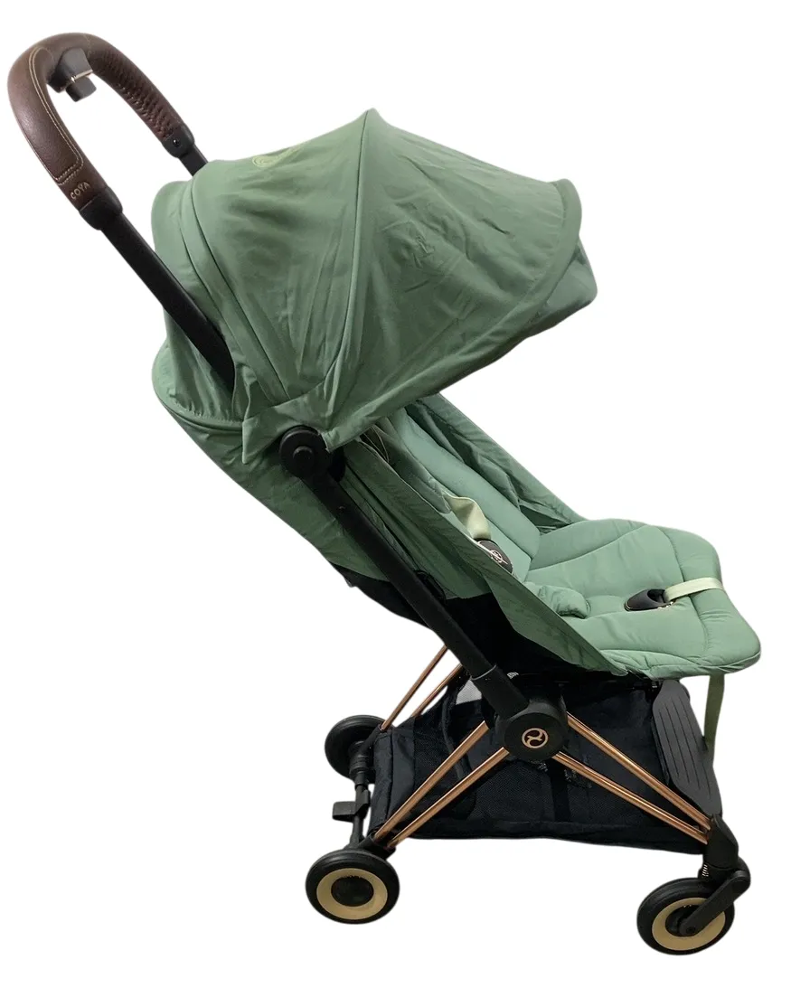 Cybex Coya Stroller, 2023, Leaf Green, Rose Gold