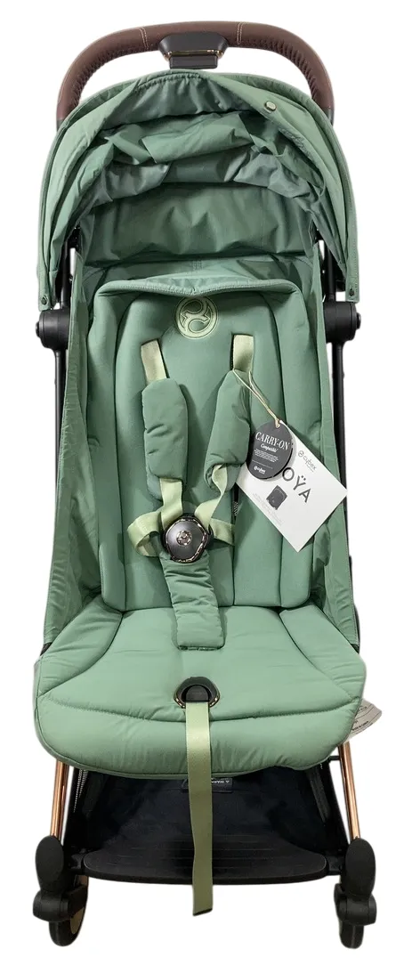 Cybex Coya Stroller, 2023, Leaf Green, Rose Gold