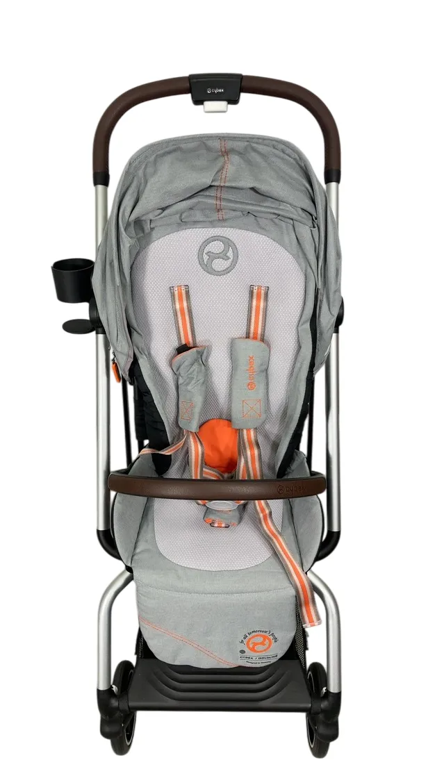 Cybex Eezy S Twist 2 Stroller, 2022, Lava Grey/ Mid Grey