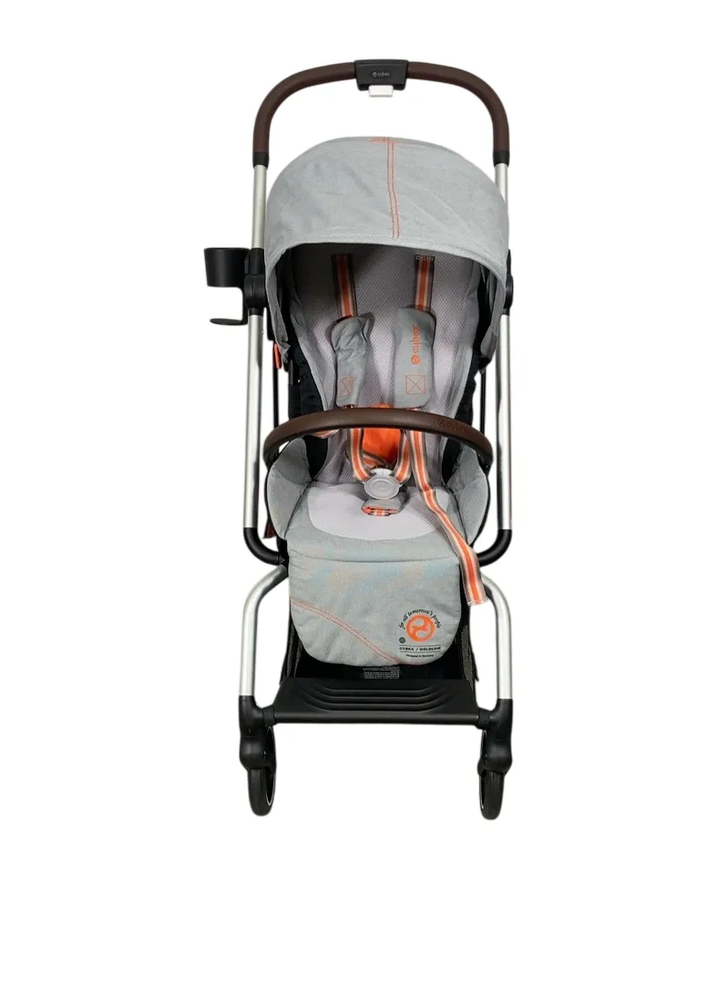 Cybex Eezy S Twist 2 Stroller, 2022, Lava Grey/ Mid Grey