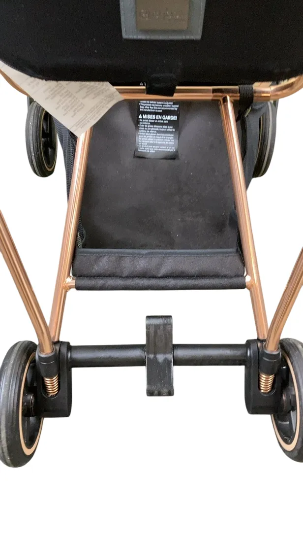 Cybex MIOS Stroller, 2021, Deep Black, Rose Gold