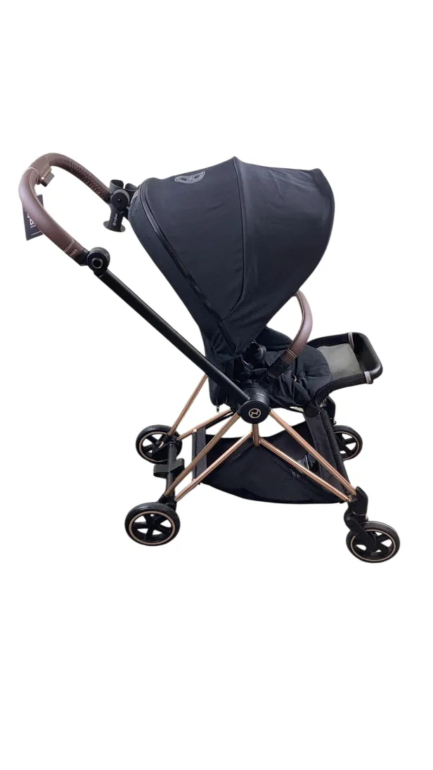 Cybex MIOS Stroller, 2021, Deep Black, Rose Gold
