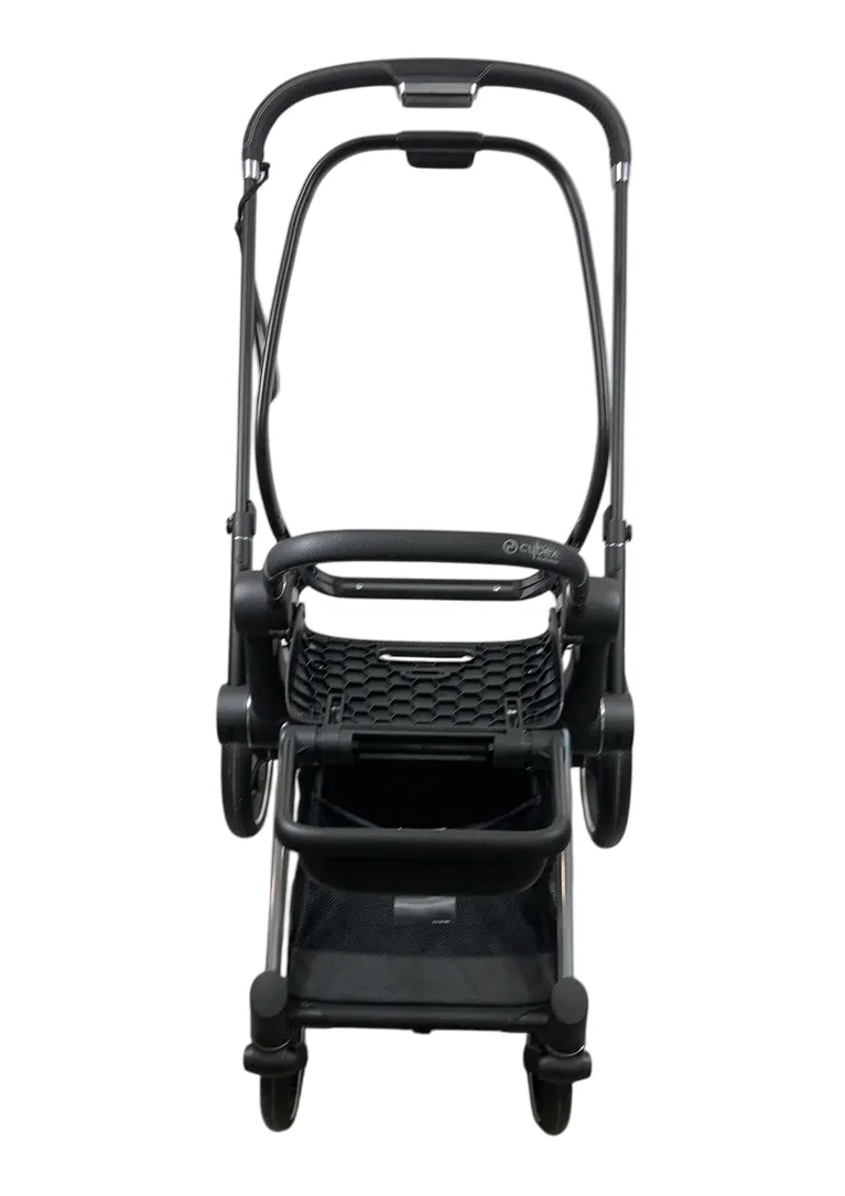 Cybex PRIAM Stroller Frame And Seat, 2019, Chrome/Black