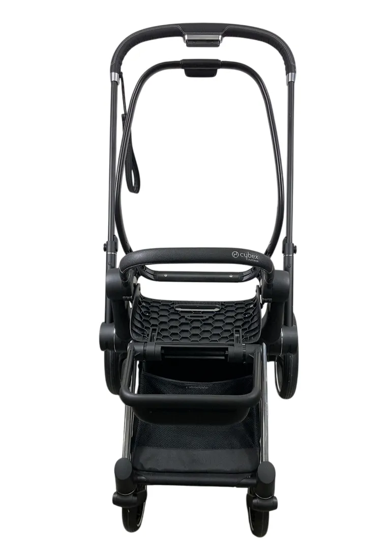 Cybex PRIAM Stroller Frame And Seat, 2019, Chrome/Black