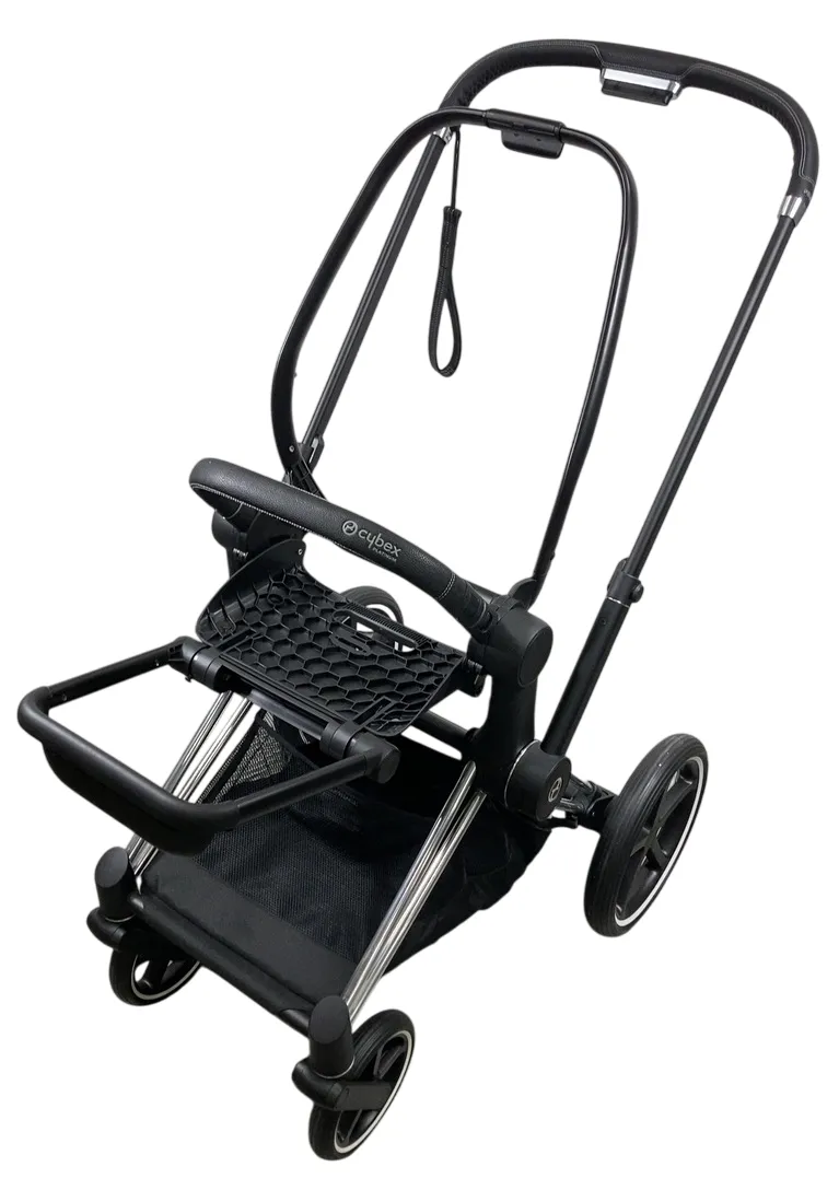 Cybex PRIAM Stroller Frame And Seat, 2019, Chrome/Black