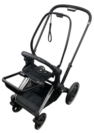 Cybex PRIAM Stroller Frame And Seat, 2019, Chrome/Black