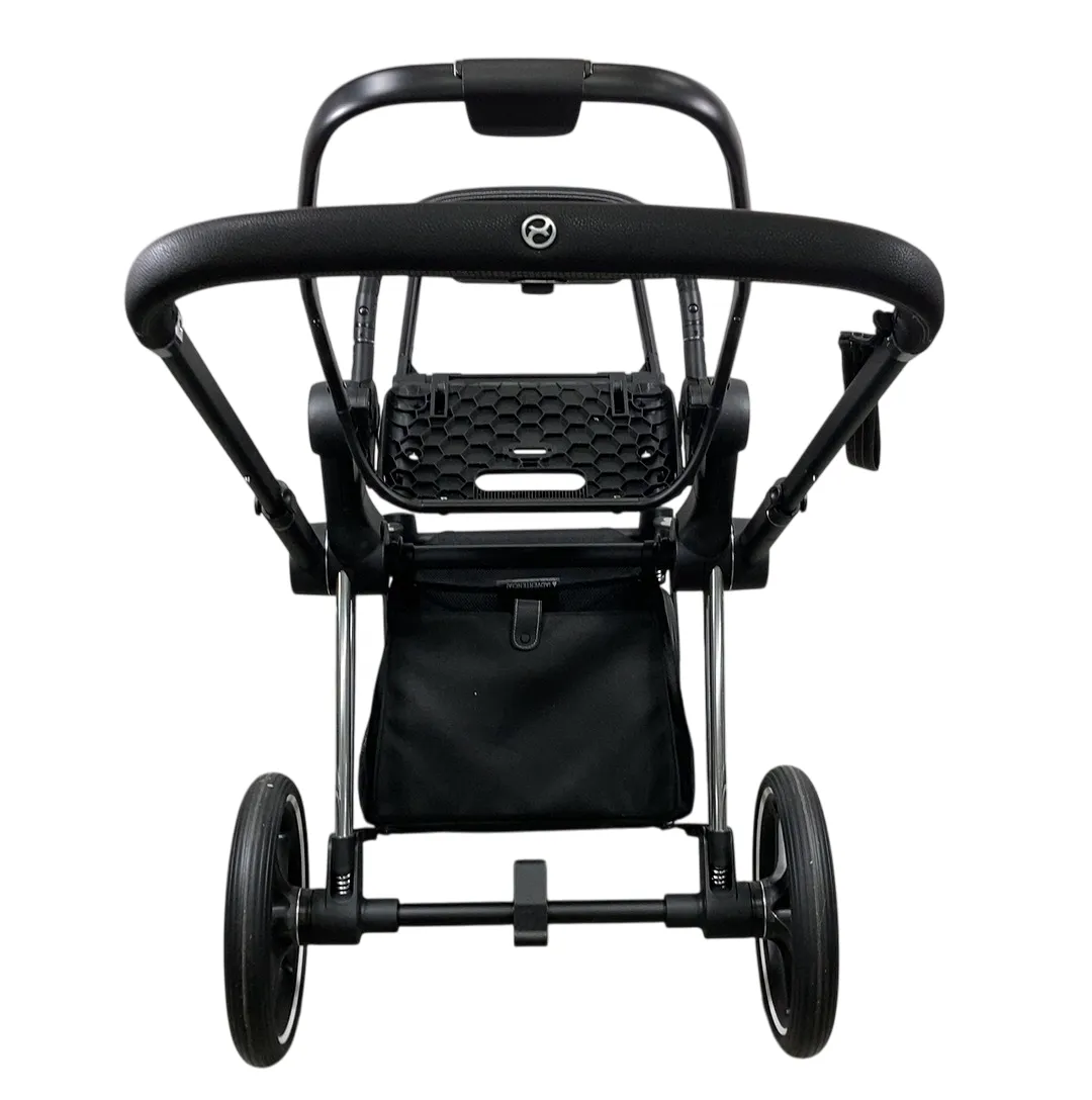 Cybex PRIAM Stroller Frame And Seat, 2019, Chrome/Black