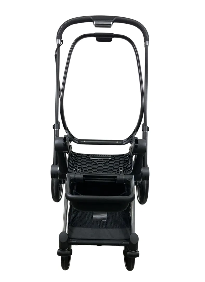 Cybex PRIAM Stroller Frame And Seat, 2019, Chrome/Black