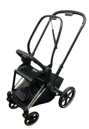 Cybex PRIAM Stroller Frame And Seat, 2019, Chrome/Black