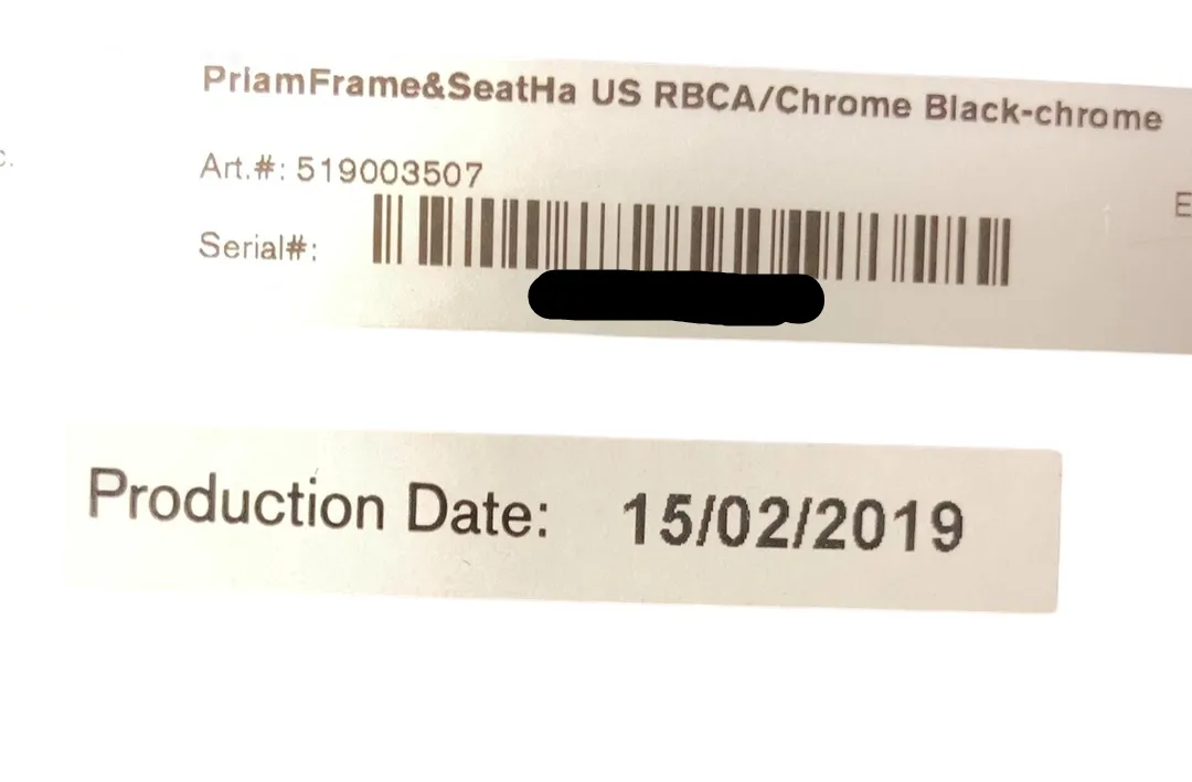 Cybex PRIAM Stroller Frame And Seat, 2019, Chrome/Black