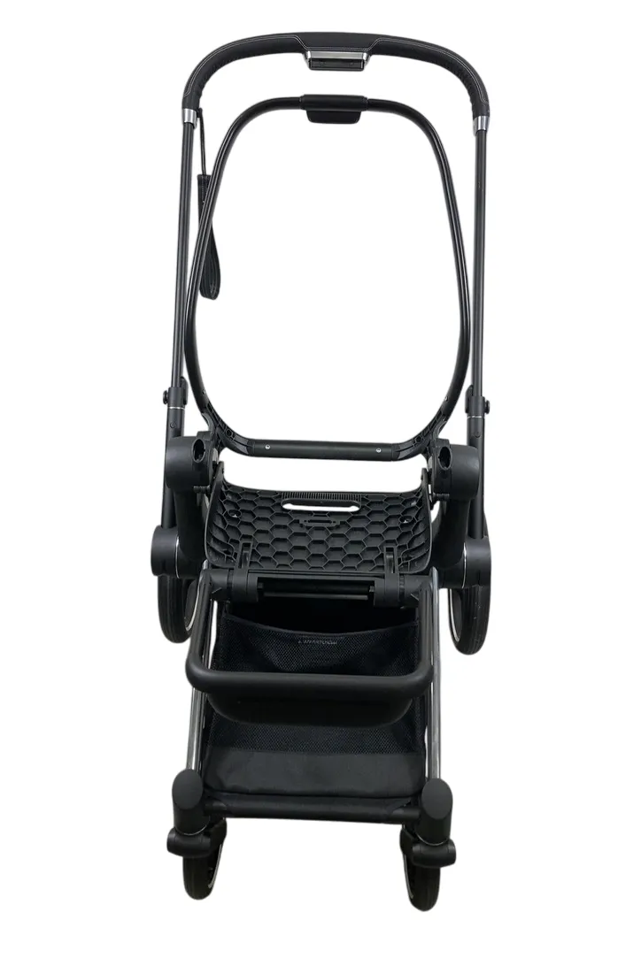 Cybex PRIAM Stroller Frame And Seat, 2019, Chrome/Black