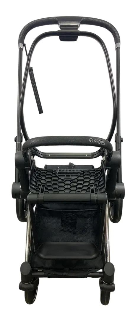 Cybex PRIAM Stroller Frame And Seat, 2019, Chrome/Black