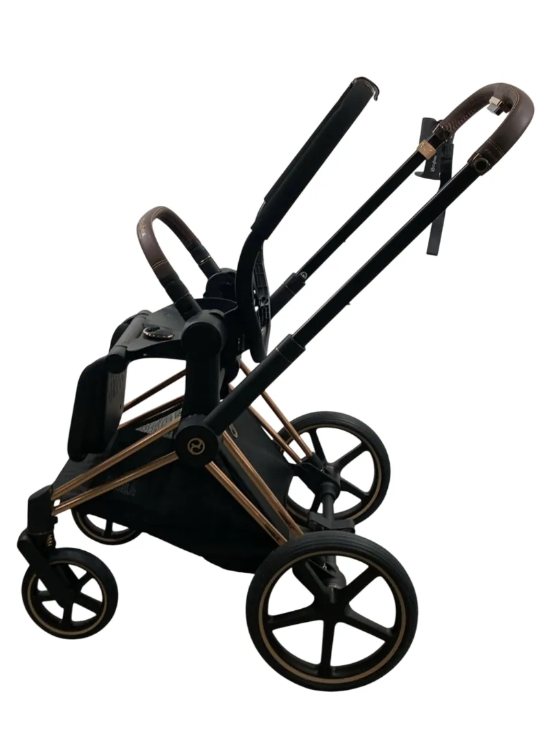 Cybex PRIAM Stroller Frame And Seat, 2022, Rose Gold