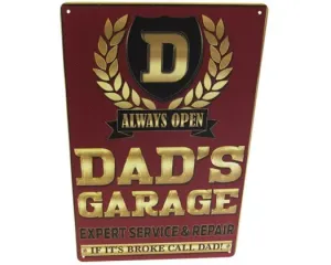 DADS GARAGE-A4 WALL ART