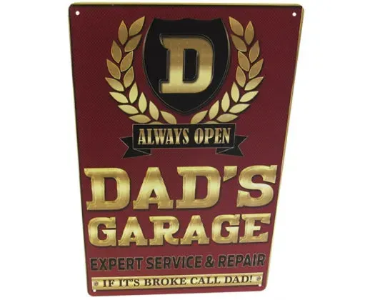 DADS GARAGE-A4 WALL ART
