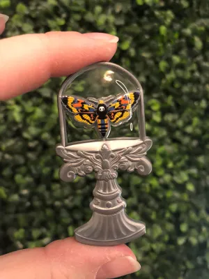 Death Head Moth Enamel Pin - Lively Ghosts