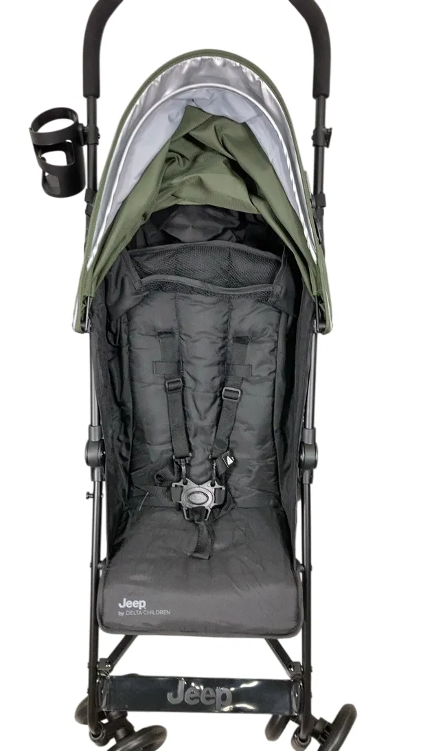 Delta Children Jeep PowerGlyde Stroller, Olive Green, 2024