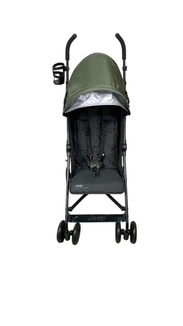 Delta Children Jeep PowerGlyde Stroller, Olive Green, 2024