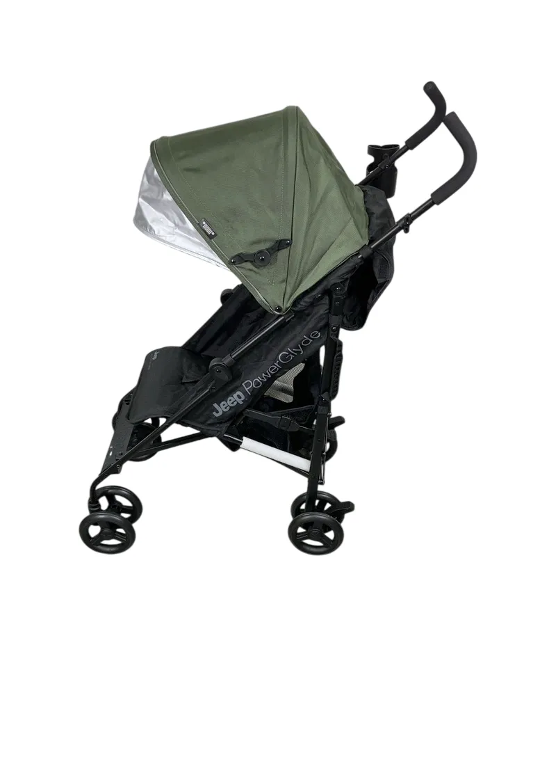 Delta Children Jeep PowerGlyde Stroller, Olive Green, 2024